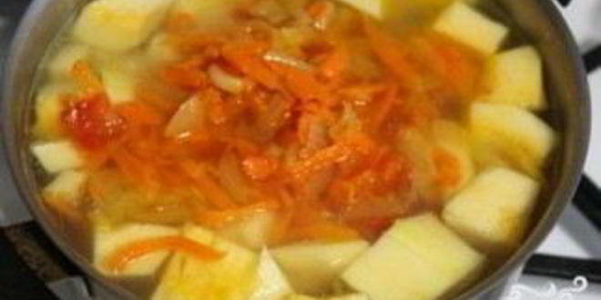 Рецепт суп-пюре с фрикадельками