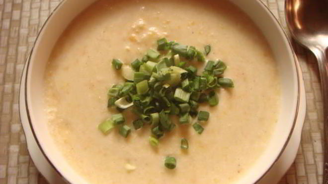 Рецепт Суп-пюре с креветками и картофелем