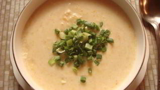 Рецепт Суп-пюре с креветками и картофелем