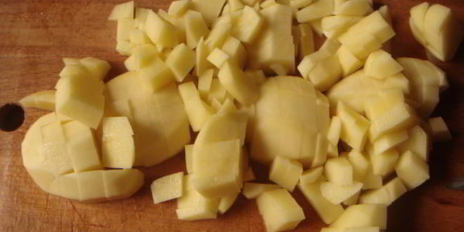 Рецепт суп-пюре с креветками и картофелем