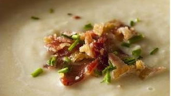 Рецепт Суп-пюре с луком-пореем