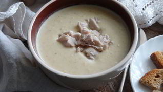 Рецепт Суп пюре с молодым картофелем и кукурузой