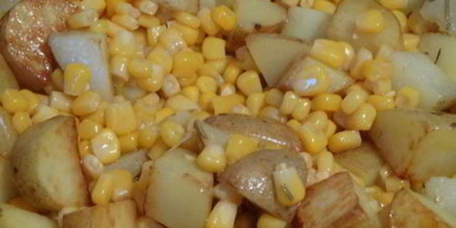 Рецепт супа пюре с молодыма картофелема и кукурузоя