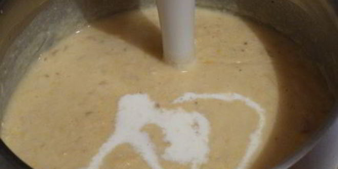 Рецепт супа пюре с молодыма картофелема и кукурузоя