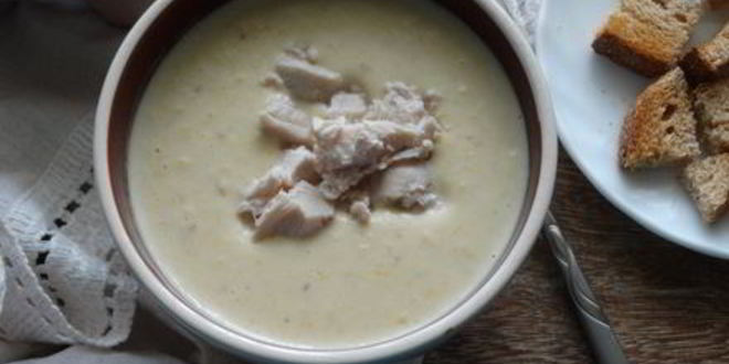 Рецепт супа пюре с молодыма картофелема и кукурузоя