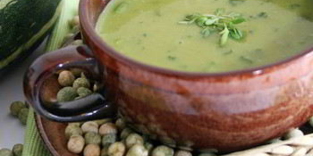 Рецепт суп-пюре с цукини и грибами