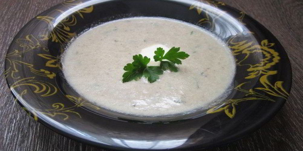 Как приготовить суп-пюре с цукини и грибами