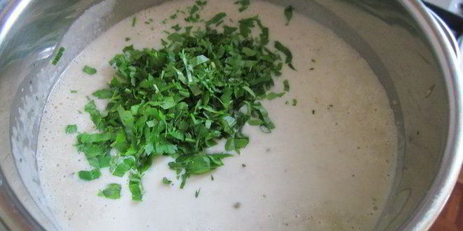 Рецепт суп-пюре с цукини и грибами