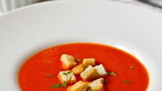 Рецепт Томатный суп-пюре с анчоусами