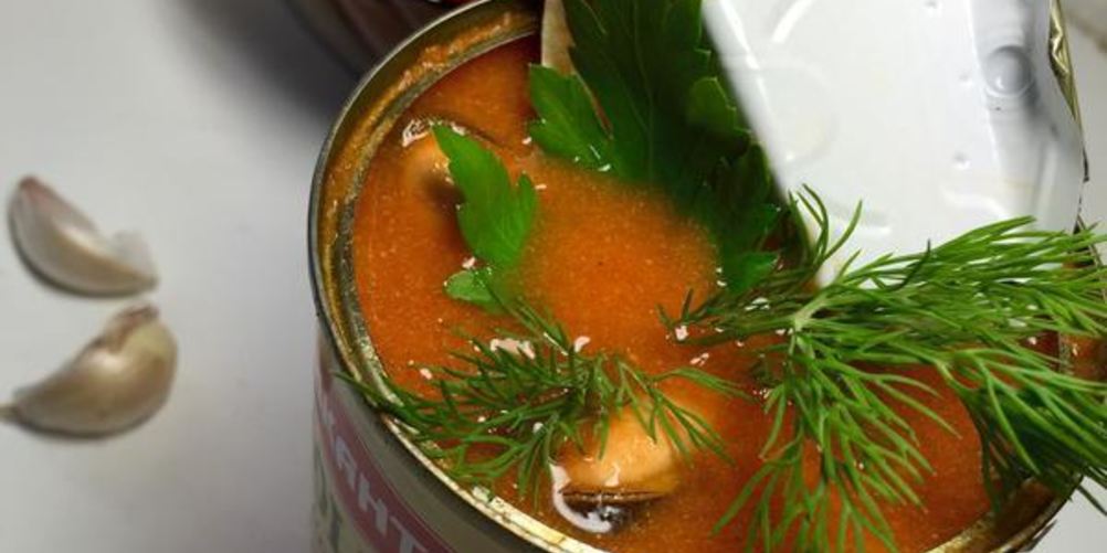 Как приготовить томатный суп-пюре с мидиями