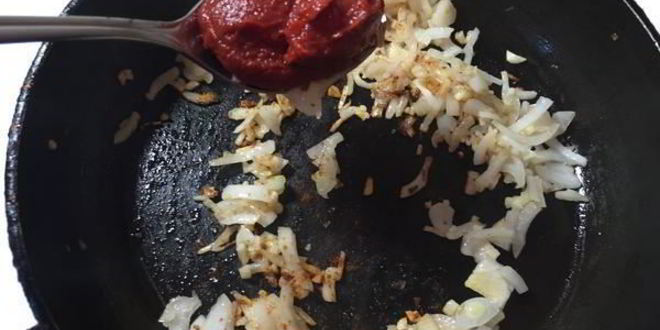 Рецепт томатный суп-пюре с мидиями