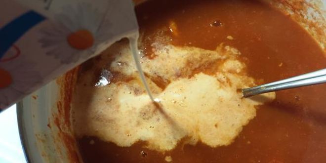 Рецепт томатный суп-пюре с мидиями