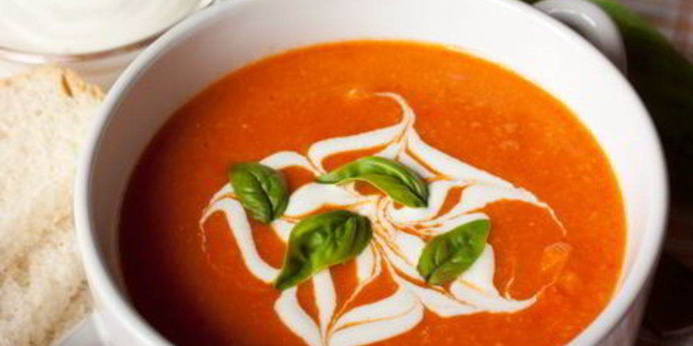 Рецепт пряный томатный суп-пюре