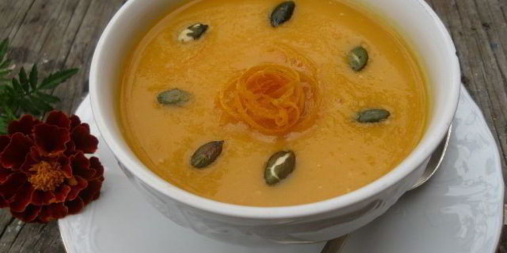 Рецепт тыквенный суп-пюре с прошутто