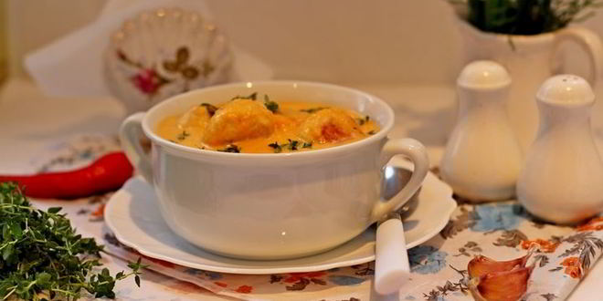 Рецепт тыквенный суп-пюре с фрикадельками