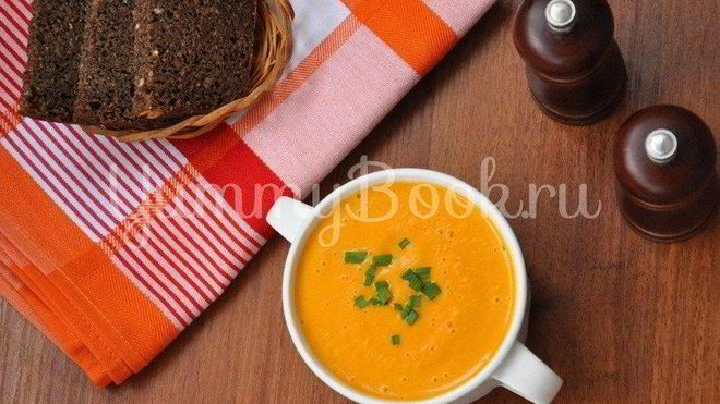 Рецепт Тыквенный суп-пюре с имбирем