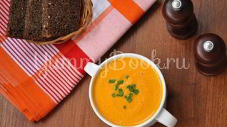 Рецепт Тыквенный суп-пюре с имбирем