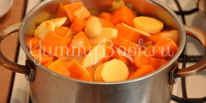 Рецепт тыквенный суп-пюре с имбирем