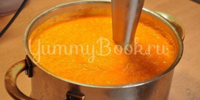 Рецепт тыквенный суп-пюре с имбирем