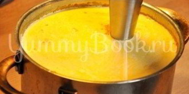 Рецепт тыквенный суп-пюре с имбирем