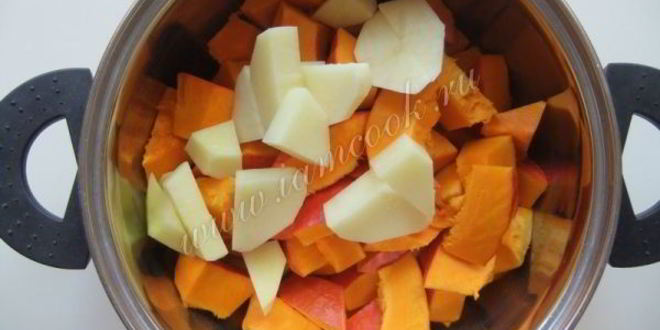 Рецепт тыквенный суп-пюре с морковью