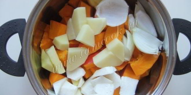 Рецепт тыквенный суп-пюре с морковью