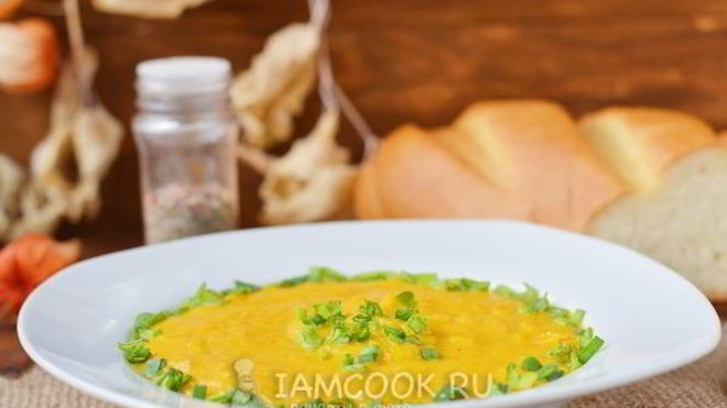 Рецепт Тыквенный суп-пюре в мультиварке