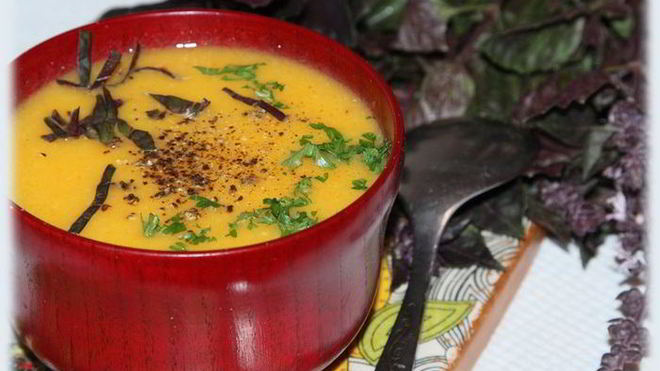 Рецепт Яблочно-морковный суп-пюре