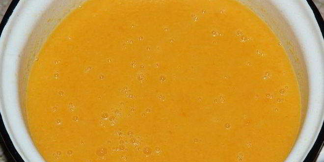 Рецепт яблочно-морковный суп-пюре