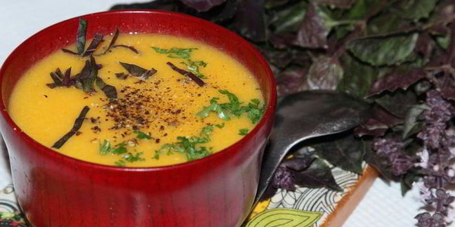 Рецепт яблочно-морковный суп-пюре