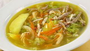 Рецепт Суп с двумя видами капусты