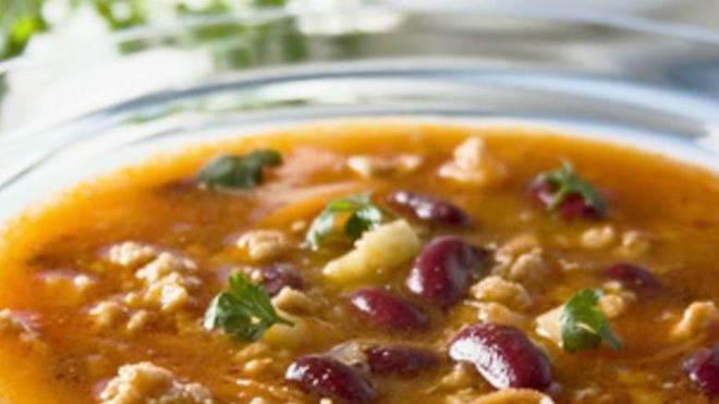 Рецепт Суп с фасолью и пшеном