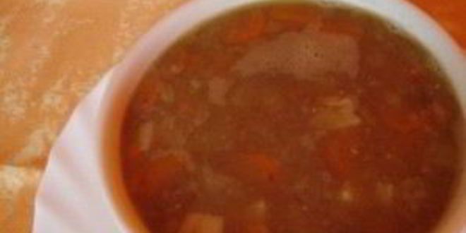 Рецепт суп с грибами и чечевицей