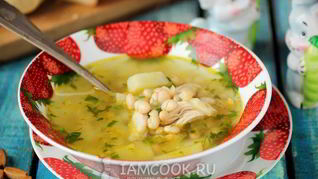 Рецепт Суп с консервированной фасолью