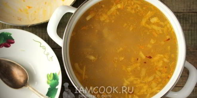 Рецепт суп с консервированной фасолью