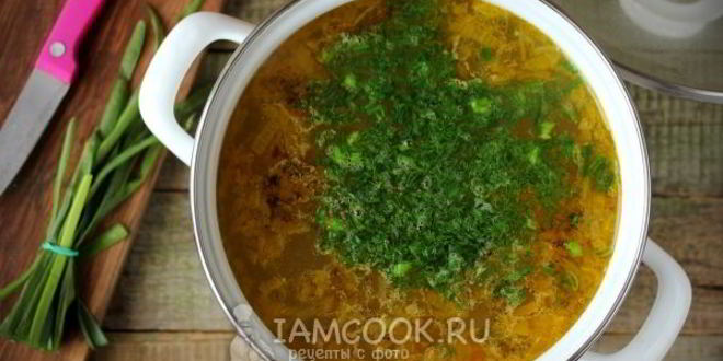 Рецепт суп с консервированной фасолью