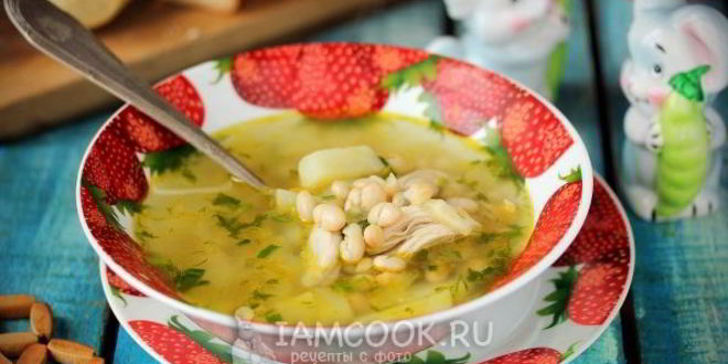 Рецепт суп с консервированной фасолью