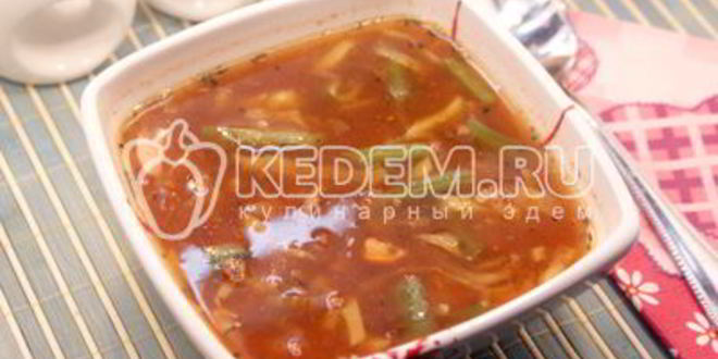 Рецепт суп с копченой курицей