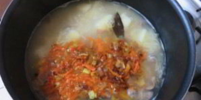 Рецепт суп с куриными потрохами