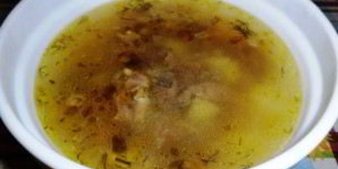Рецепт суп с куриными потрохами