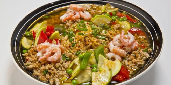 Рецепт суп с лапшой по-сычуаньски