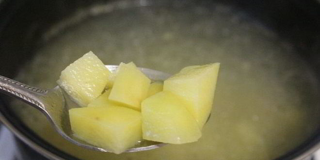 Рецепт суп с манкой и зеленым горошком