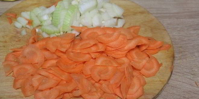 Рецепт суп с манкой и зеленым горошком