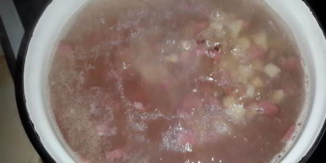 Рецепт суп с московской колбасой и плавленным сыром