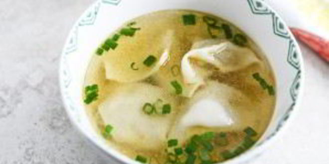 Рецепт суп с вонтонами