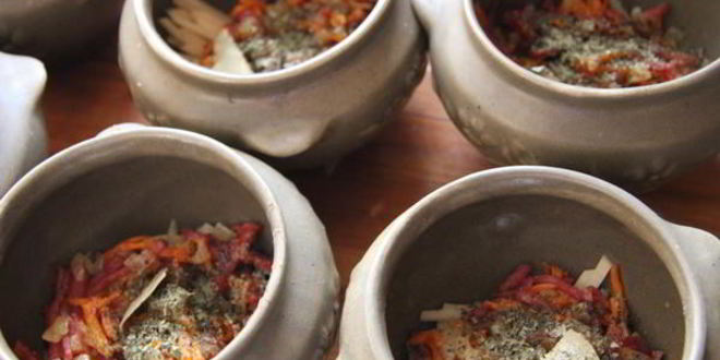 Рецепт суп с зеленым горошком в горшочке