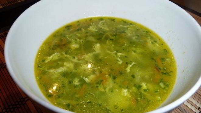 Рецепт Суп со шпинатом