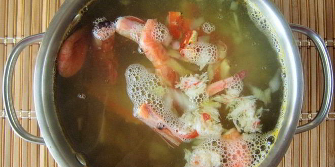 Рецепт супчик по-сахалински с кальмаром