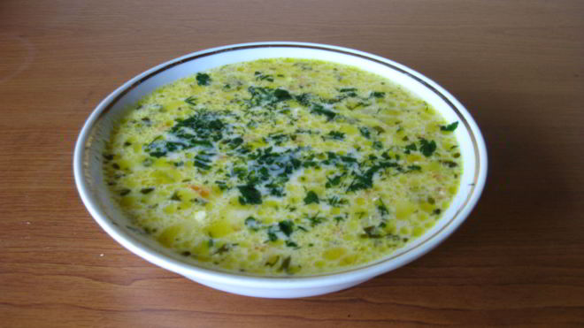 Рецепт Сырный суп с грибами