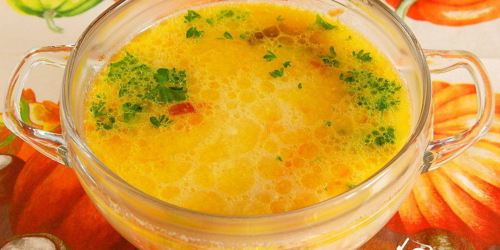 Как приготовить сырный суп с шампиньонами